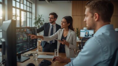 Малки бизнес професионалисти със AI автоматизация