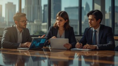 Бизнес хора в офис