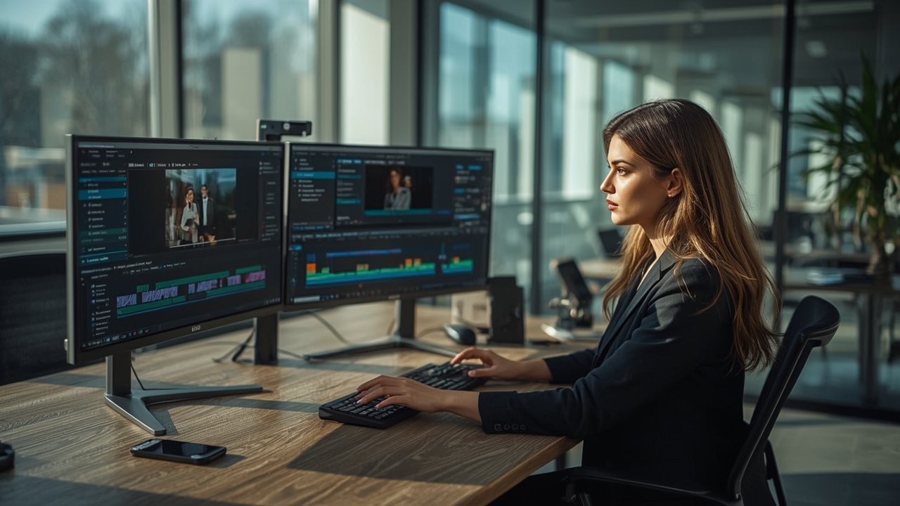 AI видео автоматизация в офиса