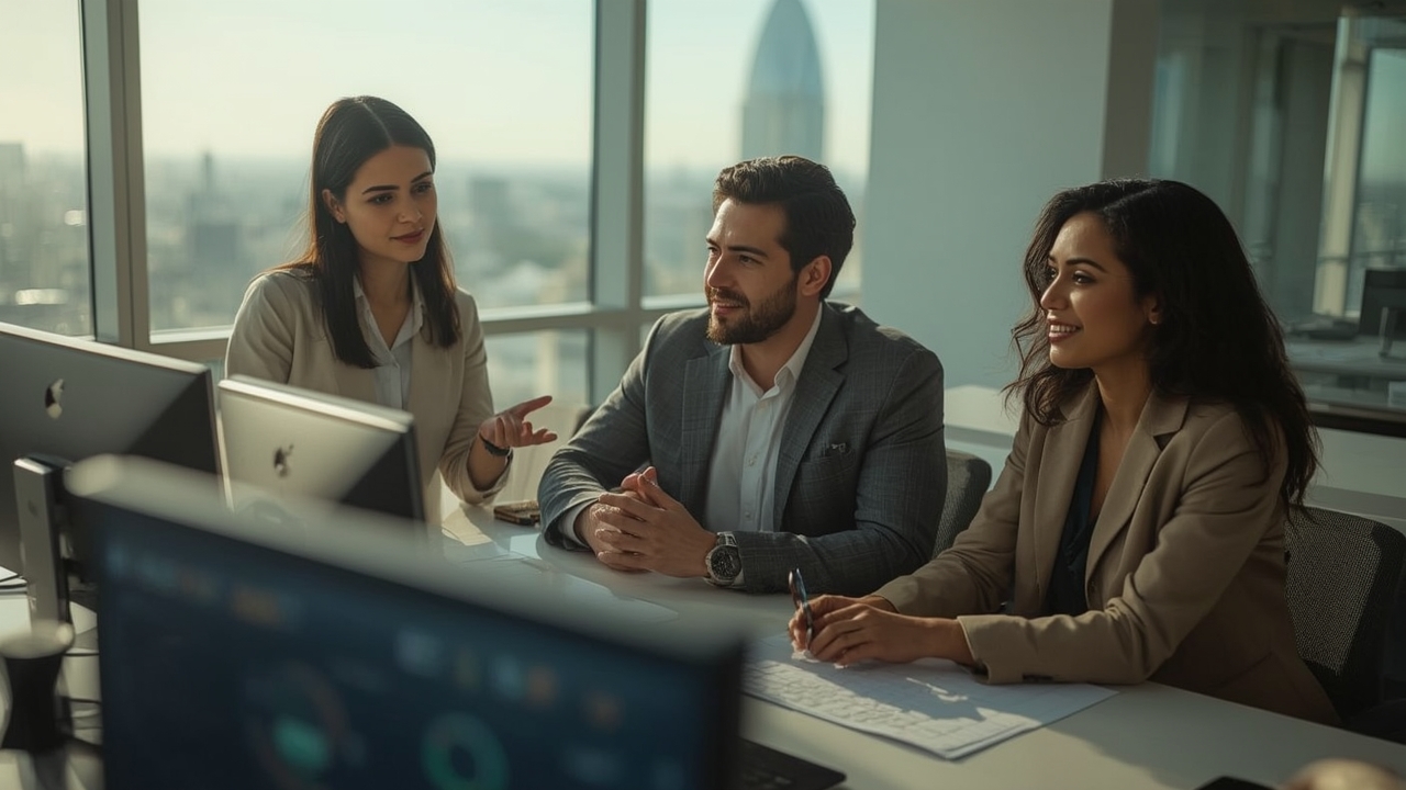 Бизнес среща с AI технологии